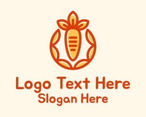 Organic Orange Carrot Logo