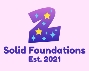 Early Learning Center - Colorful Starry Two logo design