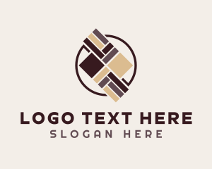 Brick - Floor Pattern Tiling logo design