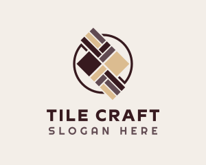 Floor Pattern Tiling logo design