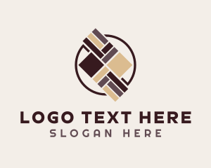 Paving - Floor Pattern Tiling logo design