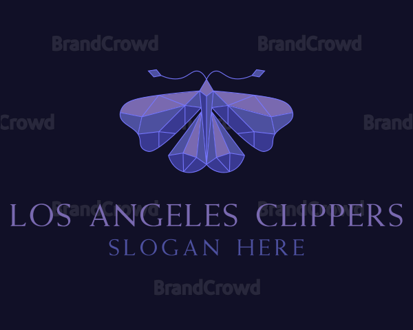 Elegant Geometric Butterfly Logo