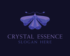 Mineral - Elegant Geometric Butterfly logo design