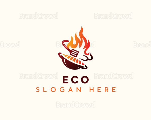Roast Grill Flame Logo