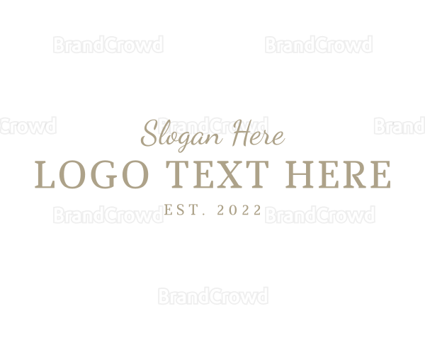 Elegant Professional Brand Logo