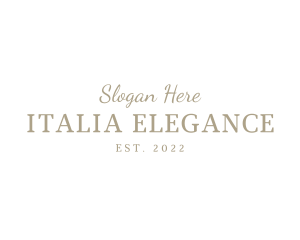 Elegant Professional Brand logo design