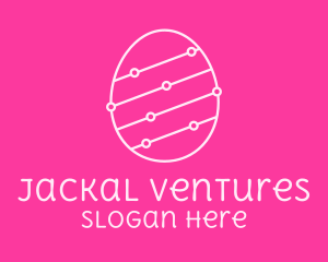 Pink Egg Tech Network logo design