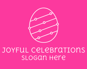 Festivity - Pink Egg Tech Network logo design