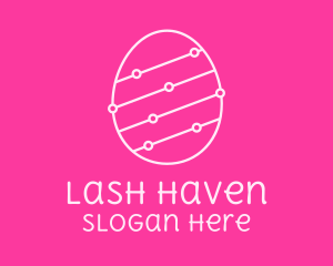 Pink Egg Tech Network logo design