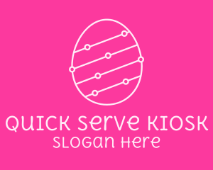 Pink Egg Tech Network logo design