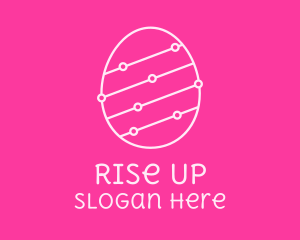 Pink Egg Tech Network logo design