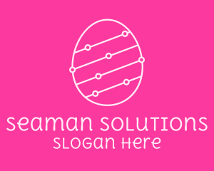 Pink Egg Tech Network logo design