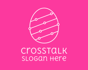 Pink Egg Tech Network logo design