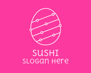 Pink Egg Tech Network logo design