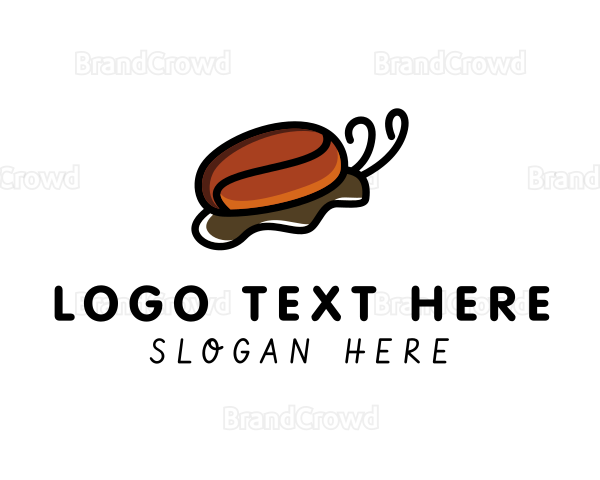 Coffee Bean Snail Logo