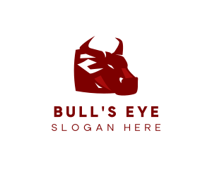 Angry Bull Head logo design