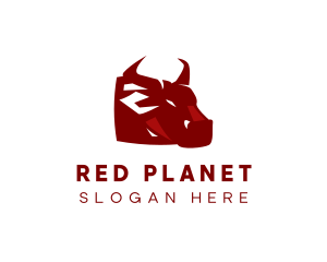 Angry Bull Head logo design