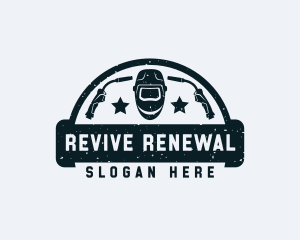 Welding Restoration Metalwork logo design