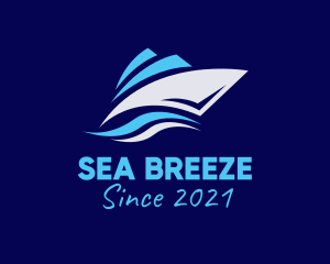 Sailing - Speedboat Boat Sailing logo design