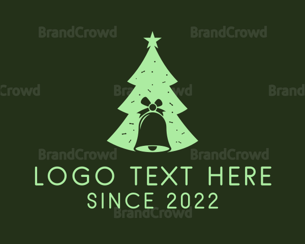 Christmas Bell Tree Logo