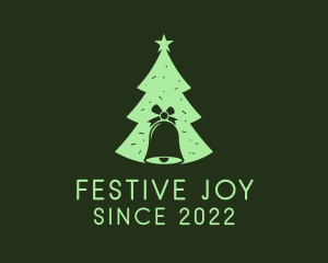 Christmas - Christmas Bell Tree logo design