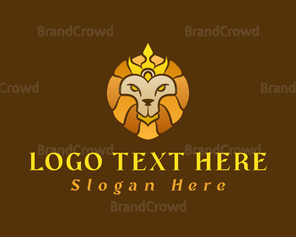 Golden Lion Crown Logo
