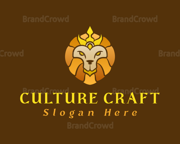 Golden Lion Crown Logo