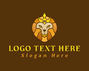 Family Office - Golden Lion Crown logo design