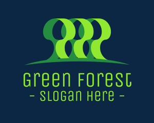 Green Forest Park logo design