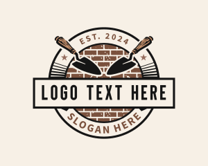 Refurbish - Masonry Brick Builder logo design