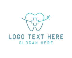 Tooth Dental Dentistry logo design
