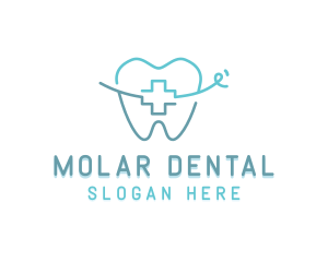 Molar - Tooth Dental Dentistry logo design
