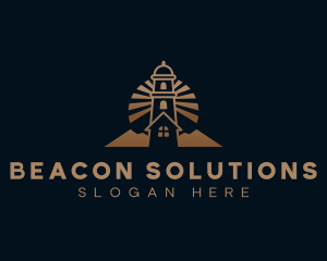 Beacon - Lighthouse Tower Realty logo design