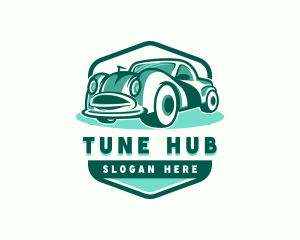 Car Garage Dealership logo design