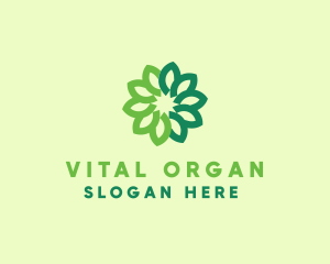 Organic Wreath Spa logo design