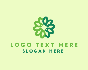 Leaf - Organic Wreath Spa logo design