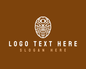 Cultural - Cultural Tribal Mask logo design