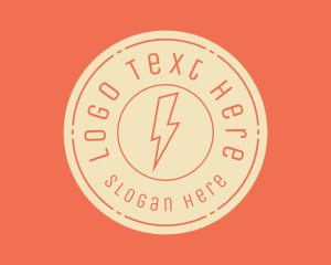 Natural Energy - Power Electric Energy logo design