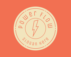 Power Electric Energy  logo design