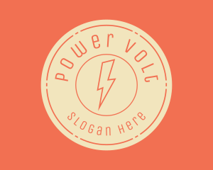 Power Electric Energy  logo design