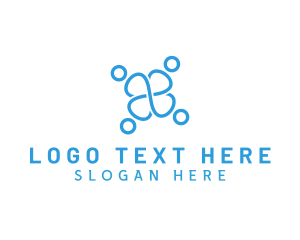 Social - People Organization Group logo design