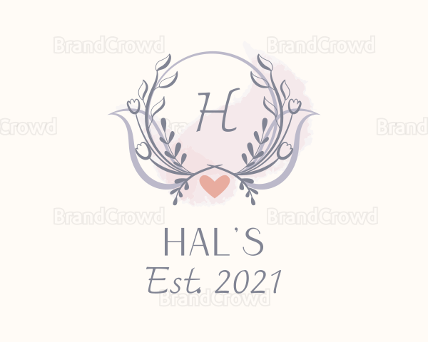 Flower Heart Decor Logo