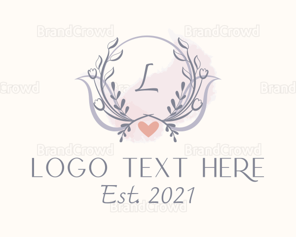 Flower Heart Decor Logo