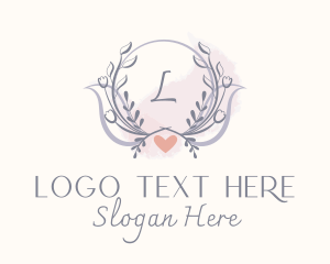 Flower Heart Decor  Logo