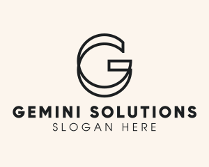 Monoline Letter G Business logo design