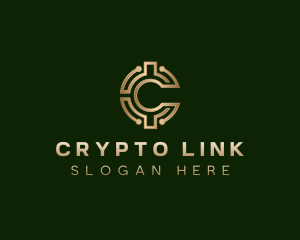 Digital Crypto Wallet logo design