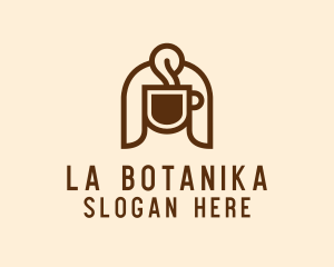Barista - Coffee Barista Lady logo design