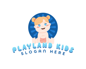 Baby Girl Daycare logo design