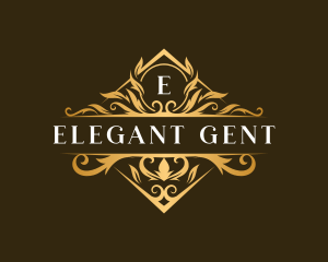 Ornament Elegant Floral logo design