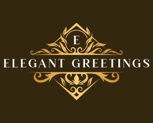 Ornament Elegant Floral logo design